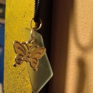 Silver Butterfly Pendant Necklace